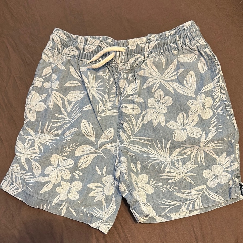 Floral Blue Shorts